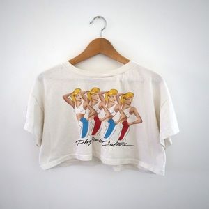 VINTAGE Puma Cropped T-Shirt